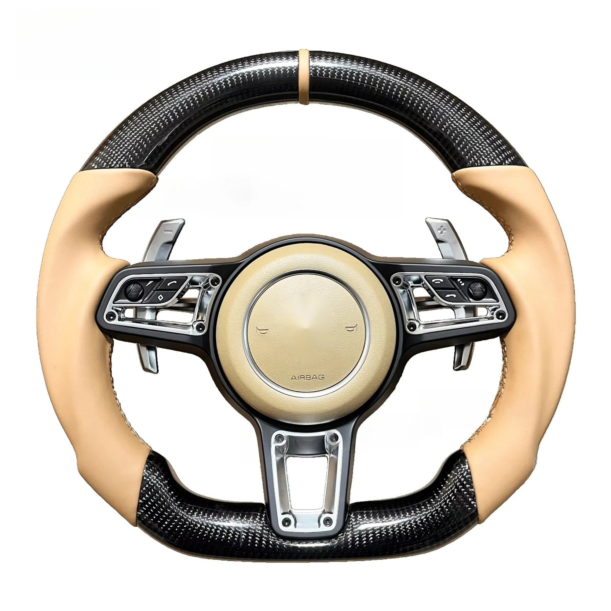 Pure Leather Steering Wheel For Porsches Models Panamera Macan Cayenne 918 911 718 970 971 958
Pure Leather Steering Wheel For Porsches Models Panamera Macan Cayenne 918 911 718 970 971 958