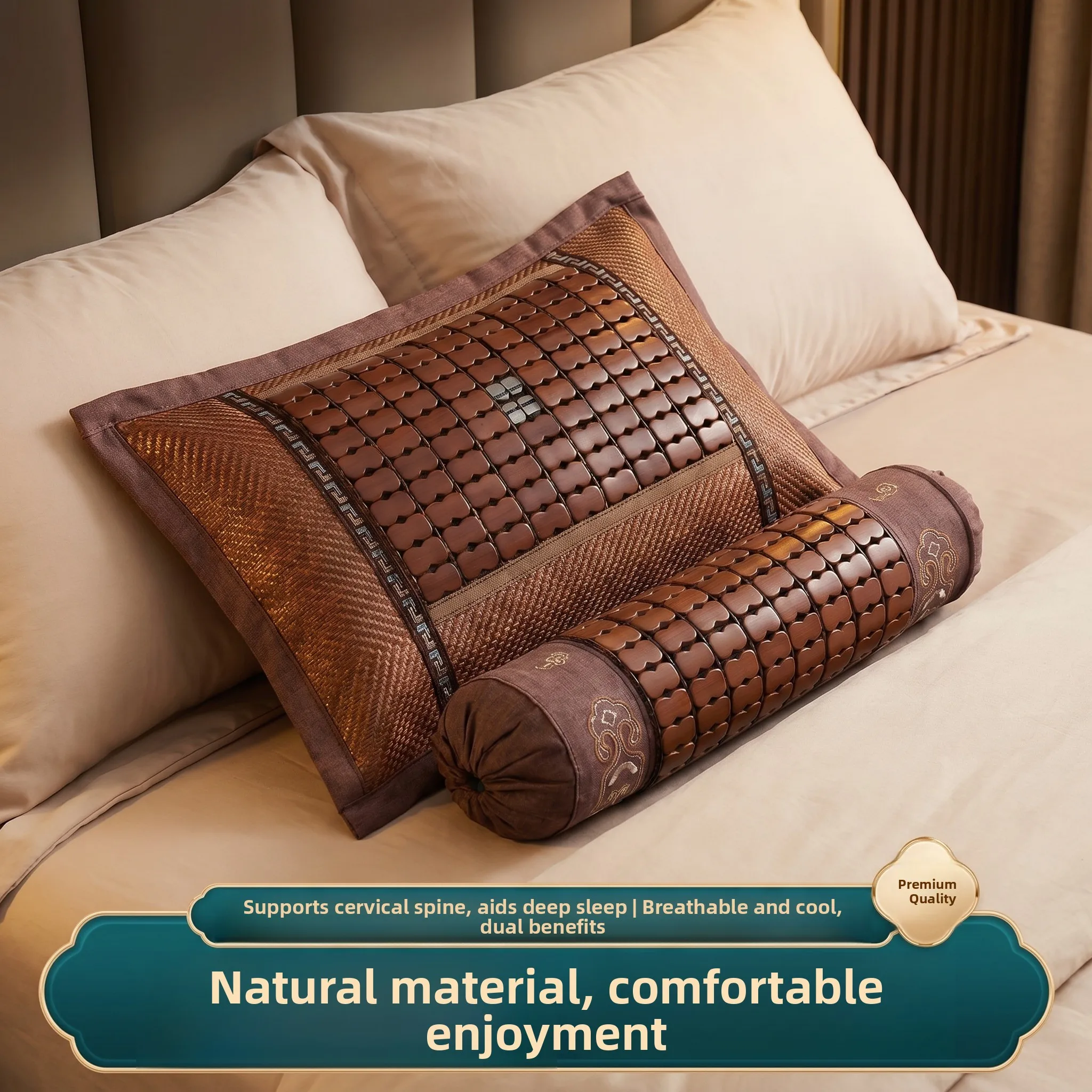 Summer Special Cooling Pillow Neck Support Sleep Aid Wealthy Package Dedicated Pillow Set Pair New 2026 Tea Leaf Filled Hard ...
Summer Special Cooling Pillow Neck Support Sleep Aid Wealthy Package Dedicated Pillow Set Pair New 2026 Tea Leaf Filled Hard ...