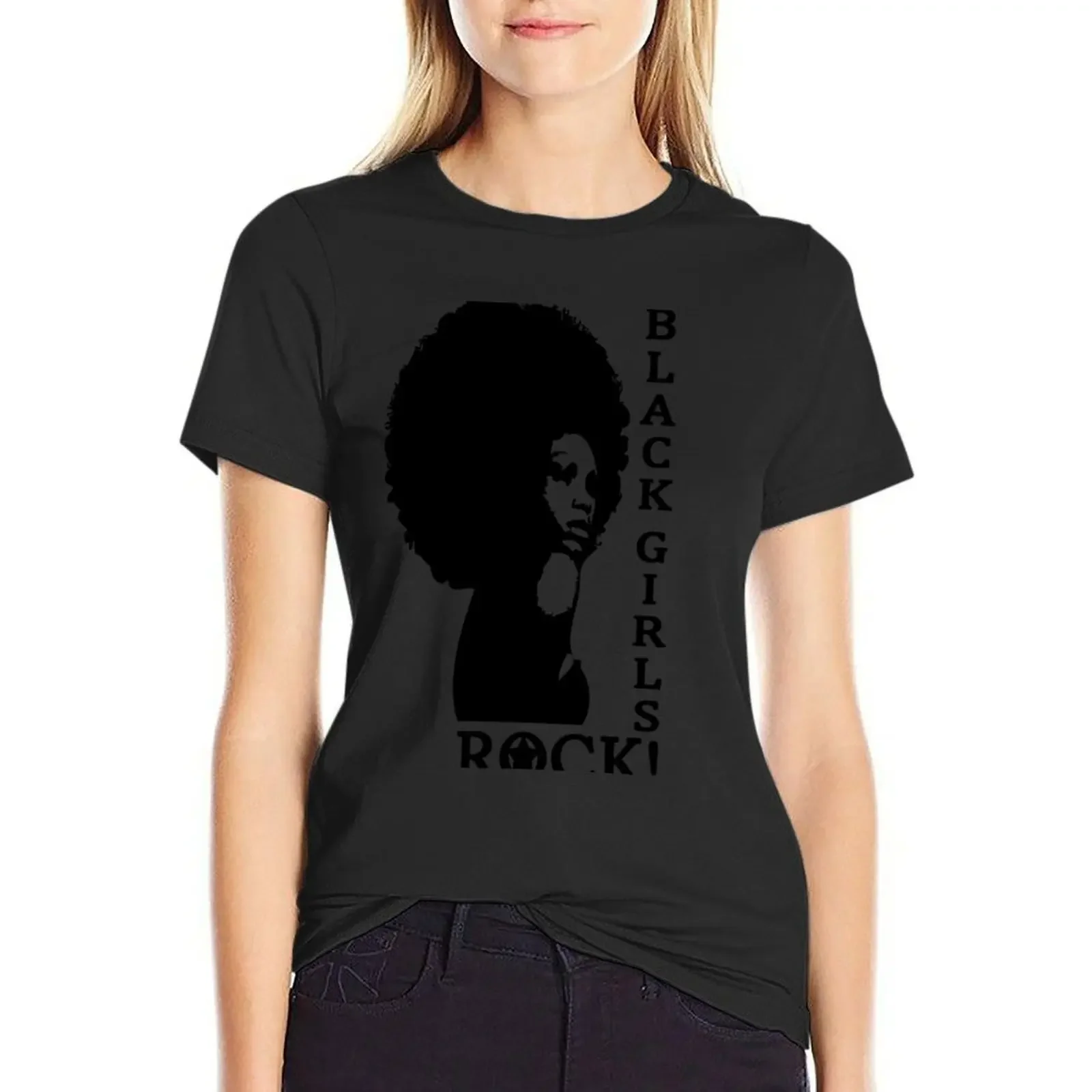 Black Girls Rock! T-Shirt vintage customs animal print heavyweights clothes for Women
Black Girls Rock! T-Shirt vintage customs animal print heavyweights clothes for Women