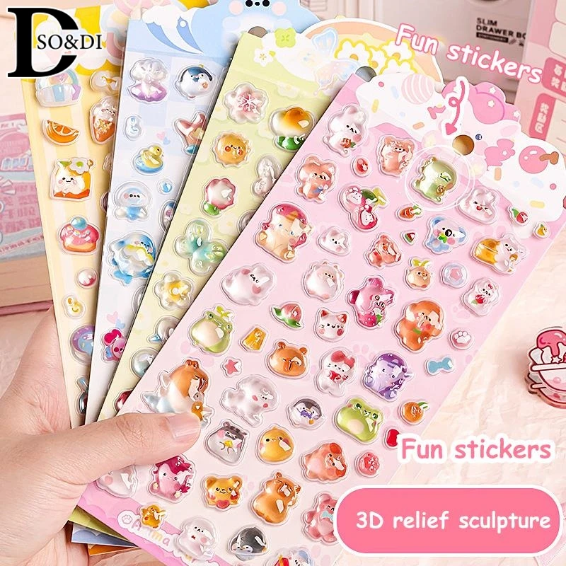 Cute Creative 3D Relief Stickers DIY Diary Stationery Stickers Cute Aesthetic Decoration Stickers Funny Waterproof Stickers
Cute Creative 3D Relief Stickers DIY Diary Stationery Stickers Cute Aesthetic Decoration Stickers Funny Waterproof Stickers
