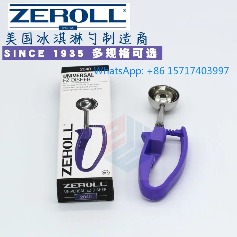 Ложка для мороженого Zeroll из нержавеющей стали, ложка-полусфера, оригинал
Ложка для мороженого Zeroll из нержавеющей стали, ложка-полусфера, оригинал