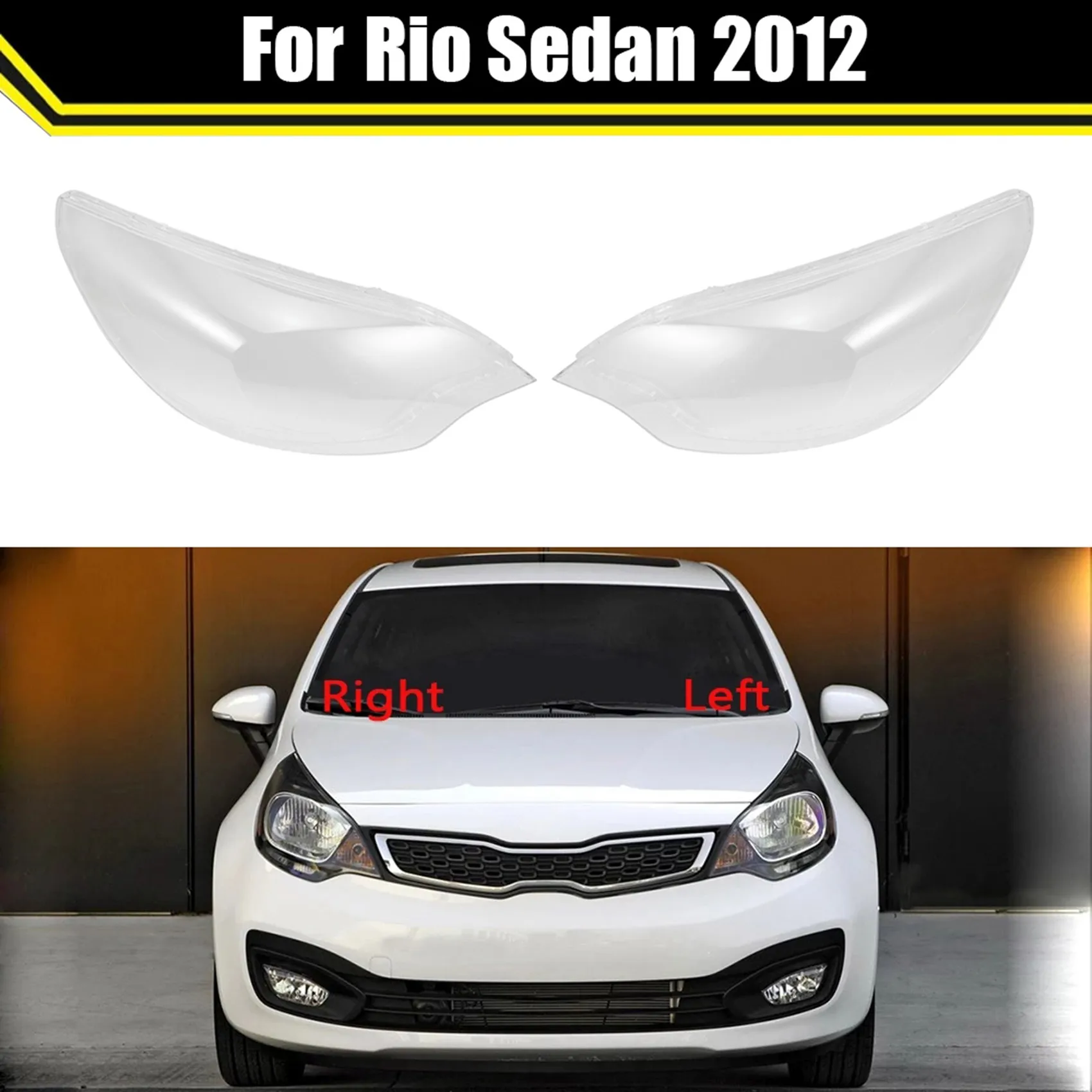 Car Headlight Cover Lamp Shell Mask Lampshade Lens Glass Head Light Lamp Cover for Kia Rio Sedan 2012 (Sedan Type)
Car Headlight Cover Lamp Shell Mask Lampshade Lens Glass Head Light Lamp Cover for Kia Rio Sedan 2012 (Sedan Type)