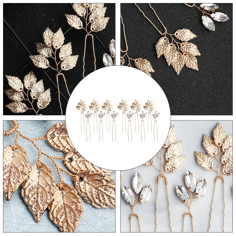 2Packs Rhinestone Hairpin Delicate Bridal Alloy Leaf Bride Hair Accessories Wedding Updo Hair Stick Party Decoration
2Packs Rhinestone Hairpin Delicate Bridal Alloy Leaf Bride Hair Accessories Wedding Updo Hair Stick Party Decoration
