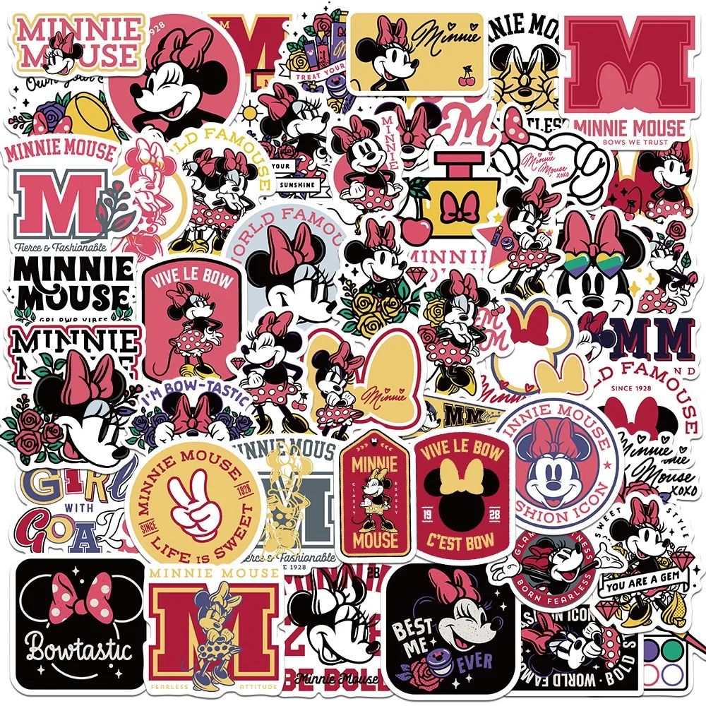 10/50pcs Cute Disney Minnie Mouse Cartoon Stickers Kawaii Anime Graffiti Decals Phone Suitcase Notebook Sticker for Kids Toy
10/50pcs Cute Disney Minnie Mouse Cartoon Stickers Kawaii Anime Graffiti Decals Phone Suitcase Notebook Sticker for Kids Toy