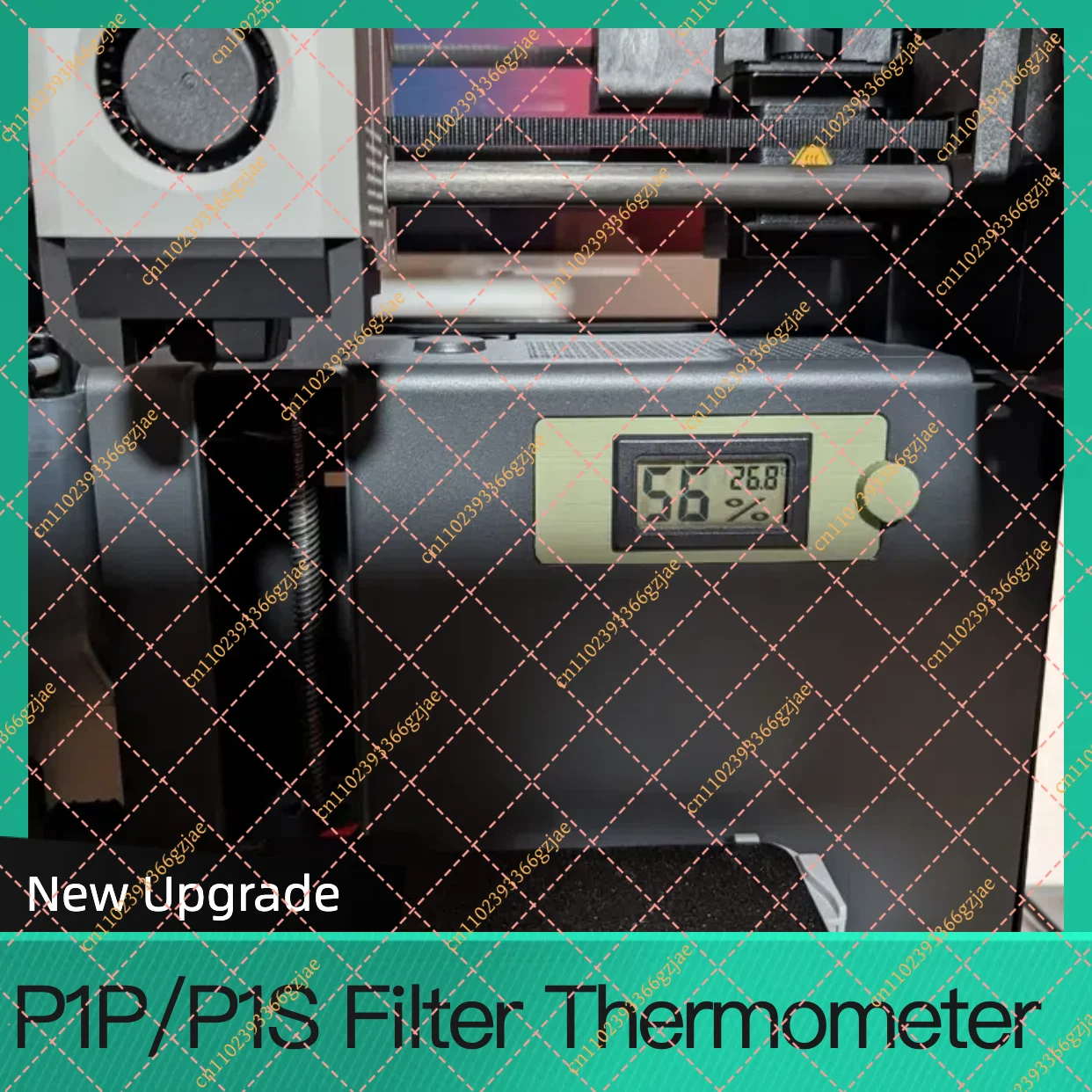 For Bambu P1P/P1S Filter Thermometer Holder LCD Digital Temperature Humidity Meter Thermometer for BambuLab Digital Thermometer
For Bambu P1P/P1S Filter Thermometer Holder LCD Digital Temperature Humidity Meter Thermometer for BambuLab Digital Thermometer