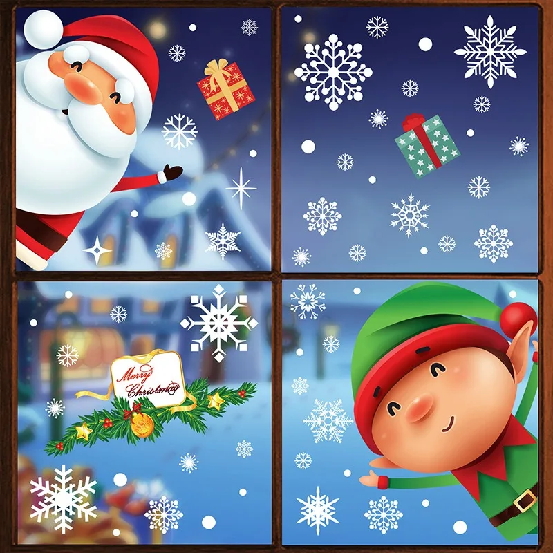 Christmas Window Clings Stickers 3D Santa Claus DIY Static Decals Holiday Home Decorations Gift
Christmas Window Clings Stickers 3D Santa Claus DIY Static Decals Holiday Home Decorations Gift