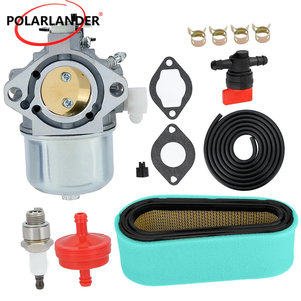 Complete Carburetor Kit w Air Filter Fuel Filter Spark Plug For Briggs 28D707 699831
Complete Carburetor Kit w Air Filter Fuel Filter Spark Plug For Briggs 28D707 699831