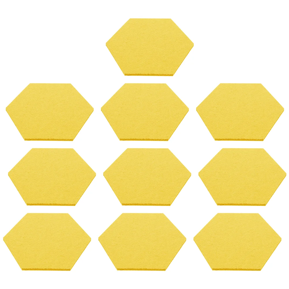 10 Pcs Bulletin Boards Sound Insulation Felt KTV Acoustic Panel Gym Soundproofing Decorate School Yellow
10 Pcs Bulletin Boards Sound Insulation Felt KTV Acoustic Panel Gym Soundproofing Decorate School Yellow