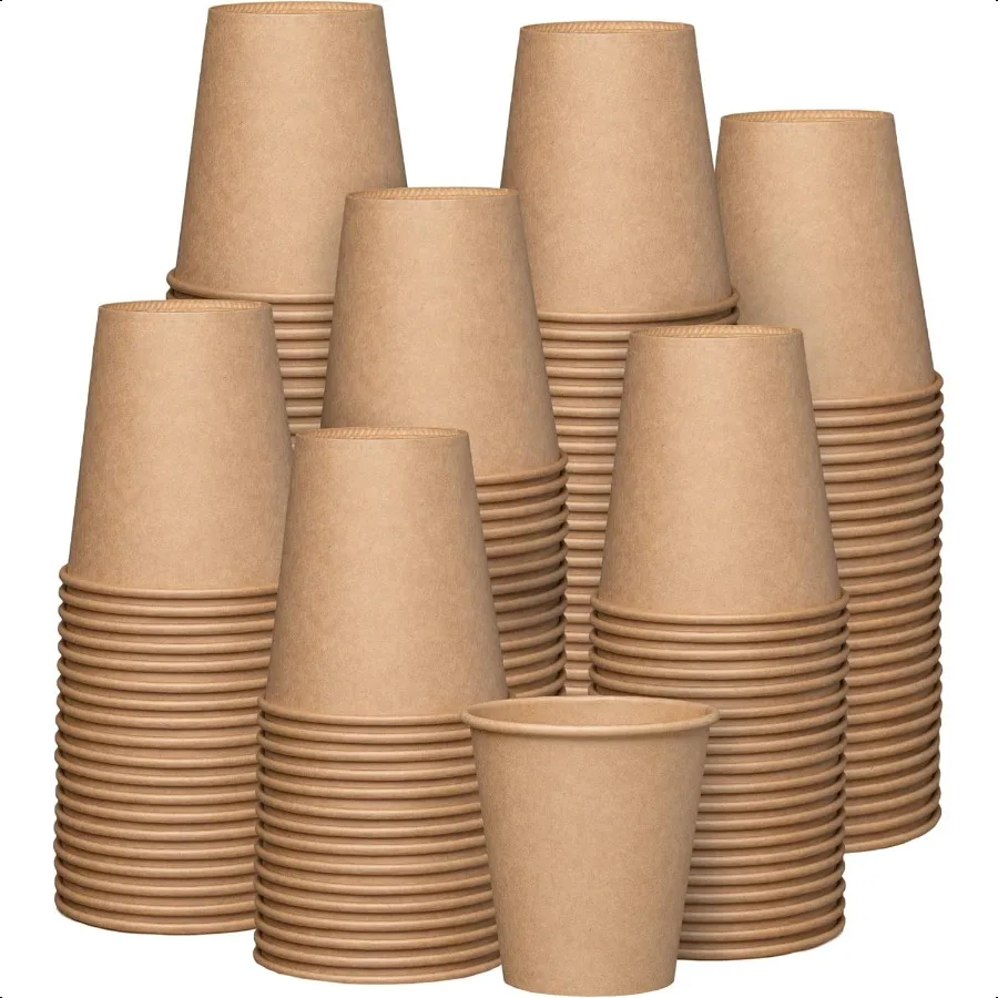 [10 oz. 300 Count Kraft Paper Cups Hot Coffee Cups Brown Unbleached EcoFriendly Cups Formerly Comfy Package
[10 oz. 300 Count Kraft Paper Cups Hot Coffee Cups Brown Unbleached EcoFriendly Cups Formerly Comfy Package