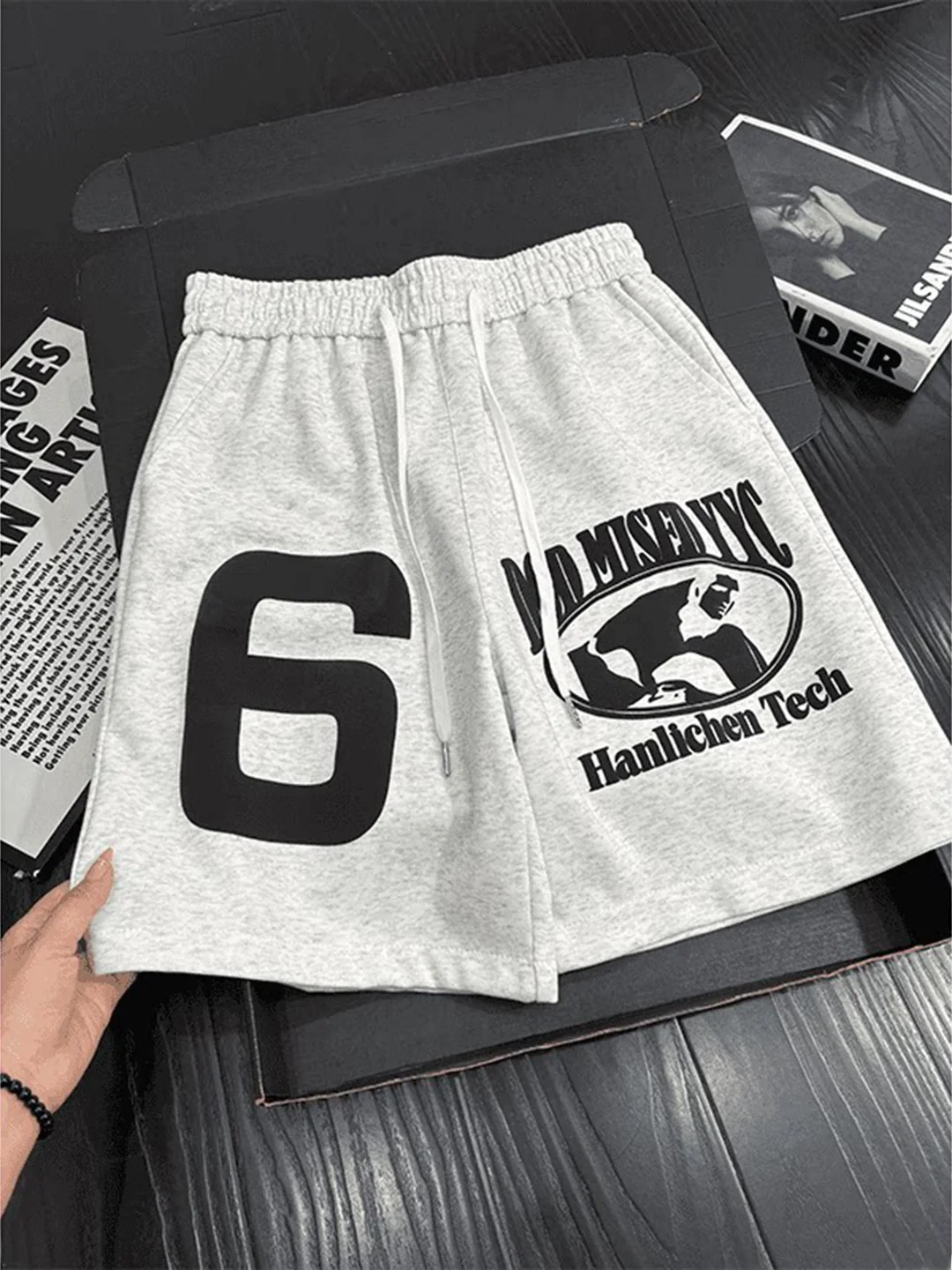 Cleanfit American Style Printed Sport Shorts Men's Summer Design Fitness Running Training Pants Five-Quarter Length Casual
Cleanfit American Style Printed Sport Shorts Men's Summer Design Fitness Running Training Pants Five-Quarter Length Casual