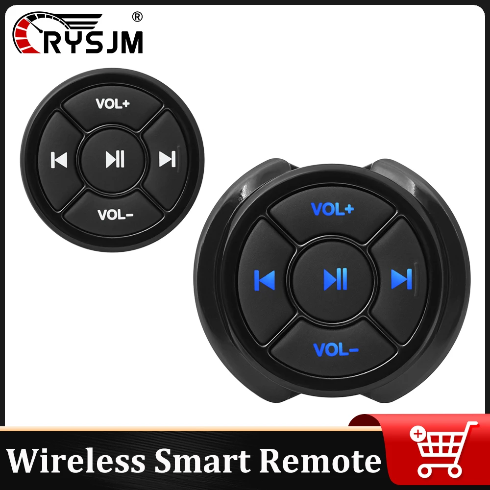 Wireless Smart Remote Controller Bluetooth-compatible Button Car Motorcycle Steering Wheel Music Play For IOS Android Media
Wireless Smart Remote Controller Bluetooth-compatible Button Car Motorcycle Steering Wheel Music Play For IOS Android Media