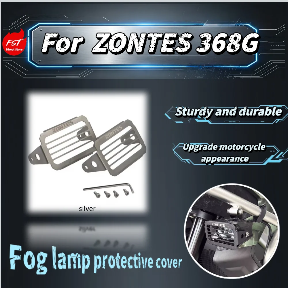 For Zontes 368G Stainless Steel Spotlight Guard Fog Lamp Protector Cover Bumper Decor Mod Parts
For Zontes 368G Stainless Steel Spotlight Guard Fog Lamp Protector Cover Bumper Decor Mod Parts