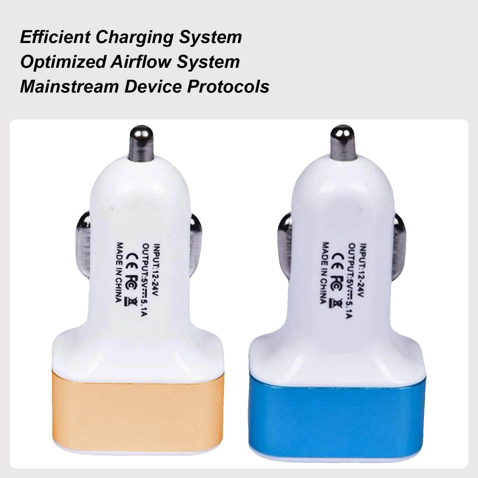 Car Charger For Cell Phone Car Phone Charger With 3 USB Ports Plug-and-Play Automotive Interior Charging Device For Smartphone
Car Charger For Cell Phone Car Phone Charger With 3 USB Ports Plug-and-Play Automotive Interior Charging Device For Smartphone