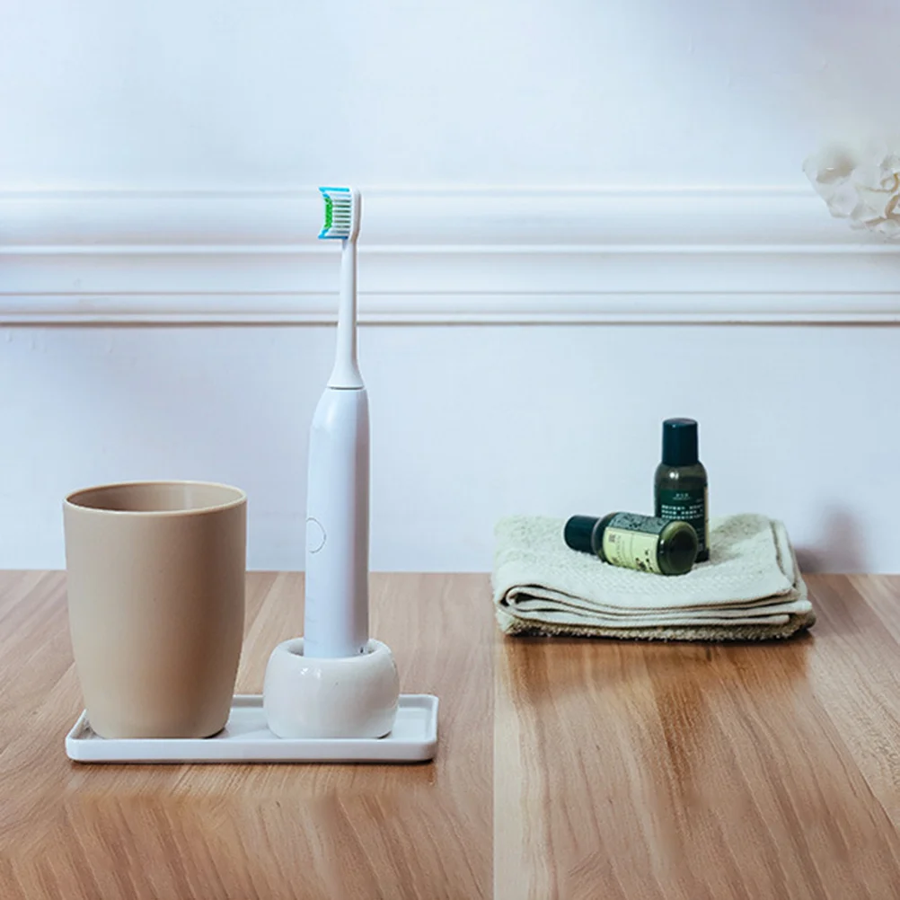 2Pcs Electric Toothbrush Holder Premium Ceramic Thickened Ring Shape Stand for Home Bathroom Kitchen Travel Storage Rack
2Pcs Electric Toothbrush Holder Premium Ceramic Thickened Ring Shape Stand for Home Bathroom Kitchen Travel Storage Rack