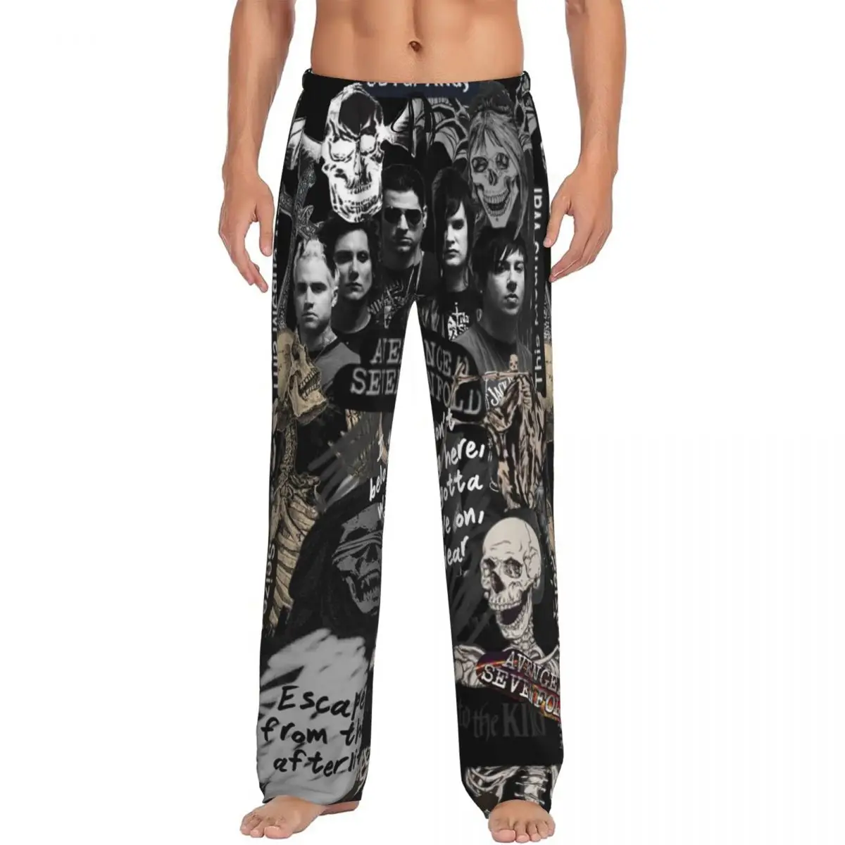 Изготовленные на заказ пижамные штаны Avenged Sevenfold, мужская одежда для сна, штаны для сна с карманами
Изготовленные на заказ пижамные штаны Avenged Sevenfold, мужская одежда для сна, штаны для сна с карманами