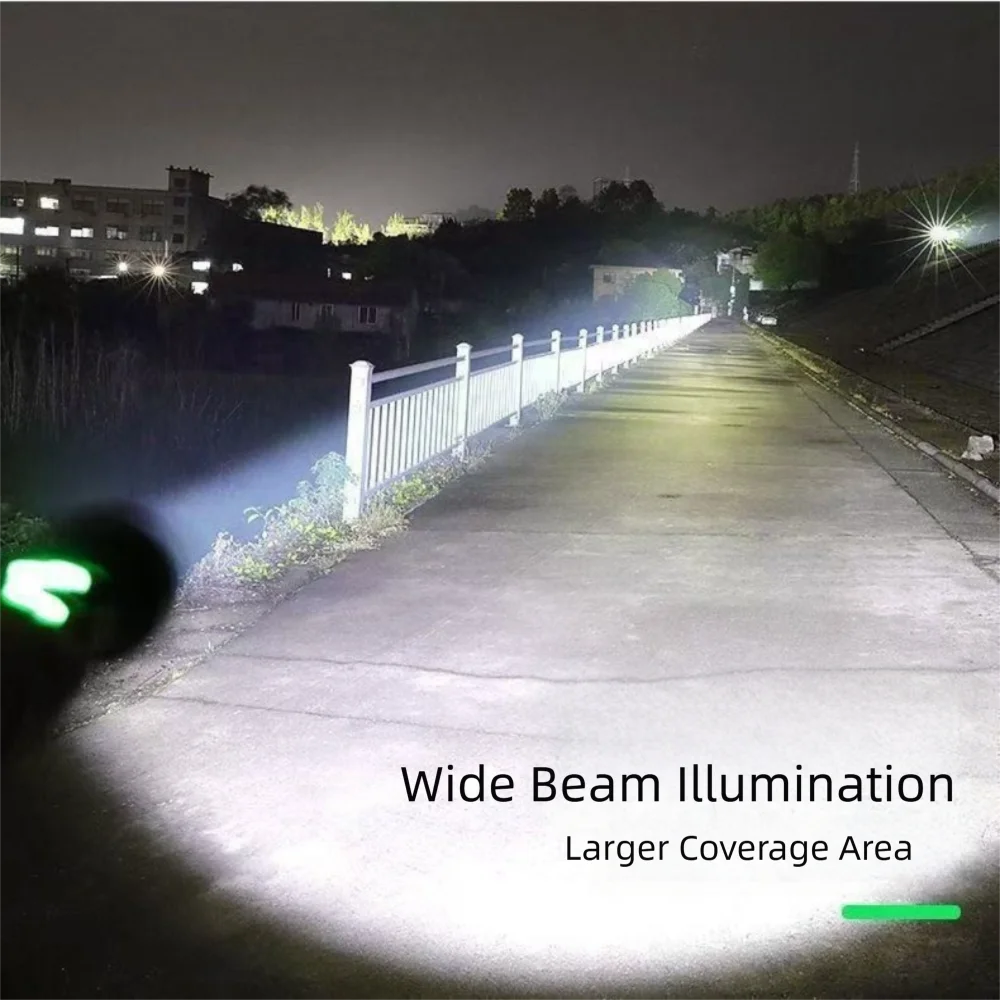 Plastic LED Flashlight Zoom Function USB Rechargeable Rechargeable Flashlight Adjustable Focus Strong Light Zoom Flashlight