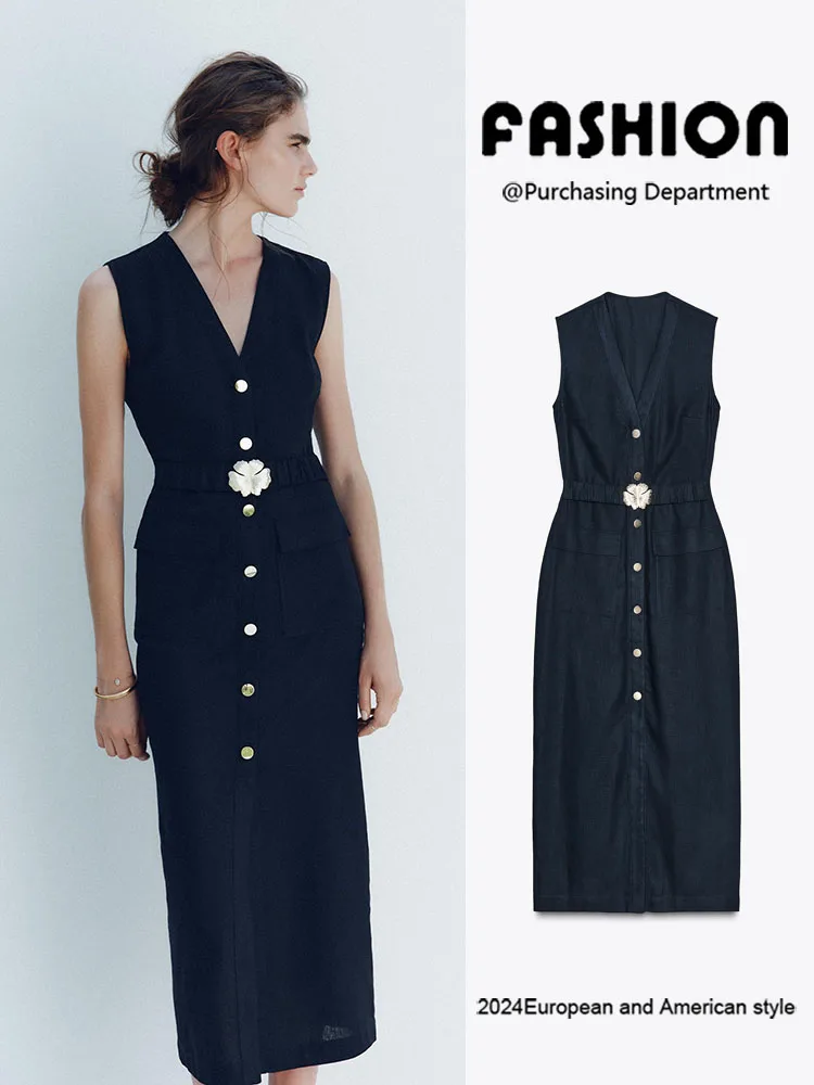 Новое летнее поступление, женское платье миди с одним пуговицей и V-образным вырезом, с поясом, 2021, сезонное женское платье Faion
Новое летнее поступление, женское платье миди с одним пуговицей и V-образным вырезом, с поясом, 2021, сезонное женское платье Faion