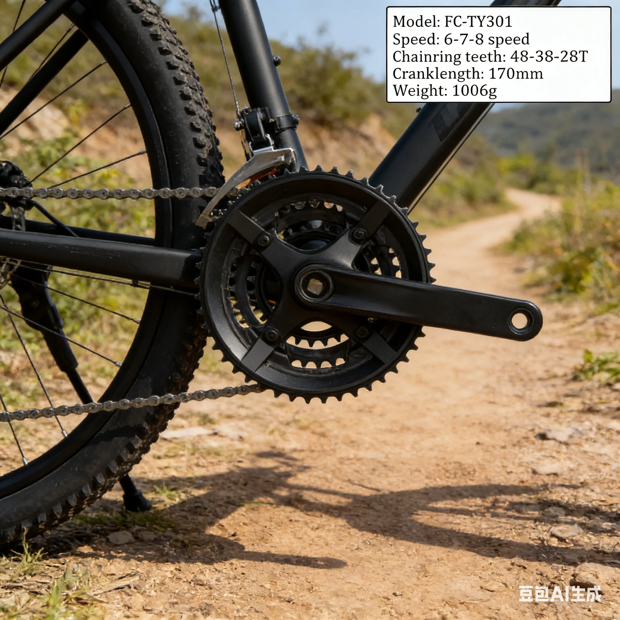 Mountain Bike Crankset TY301 TX801 3*7/8 Speed Square Taper Bottom Bracket Bicycle Replacement Crank Set
Mountain Bike Crankset TY301 TX801 3*7/8 Speed Square Taper Bottom Bracket Bicycle Replacement Crank Set