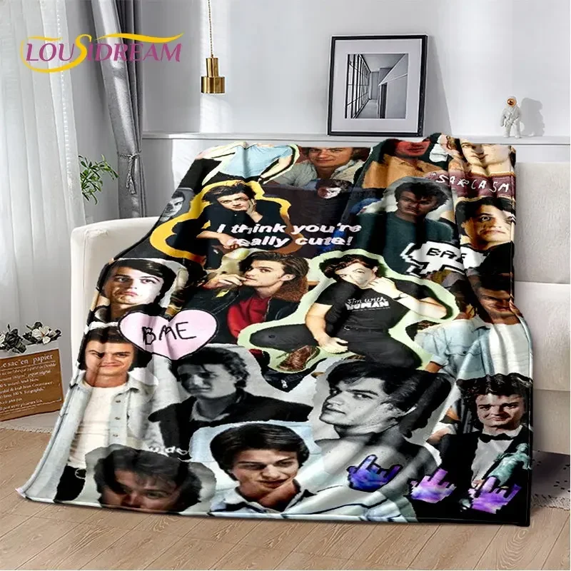 Joe Keery Steve Harrington Soft Plush Blanket,Flannel Blanket Throw Blanket for Living Room Bedroom Bed Sofa Picnic Cover Kids
Joe Keery Steve Harrington Soft Plush Blanket,Flannel Blanket Throw Blanket for Living Room Bedroom Bed Sofa Picnic Cover Kids