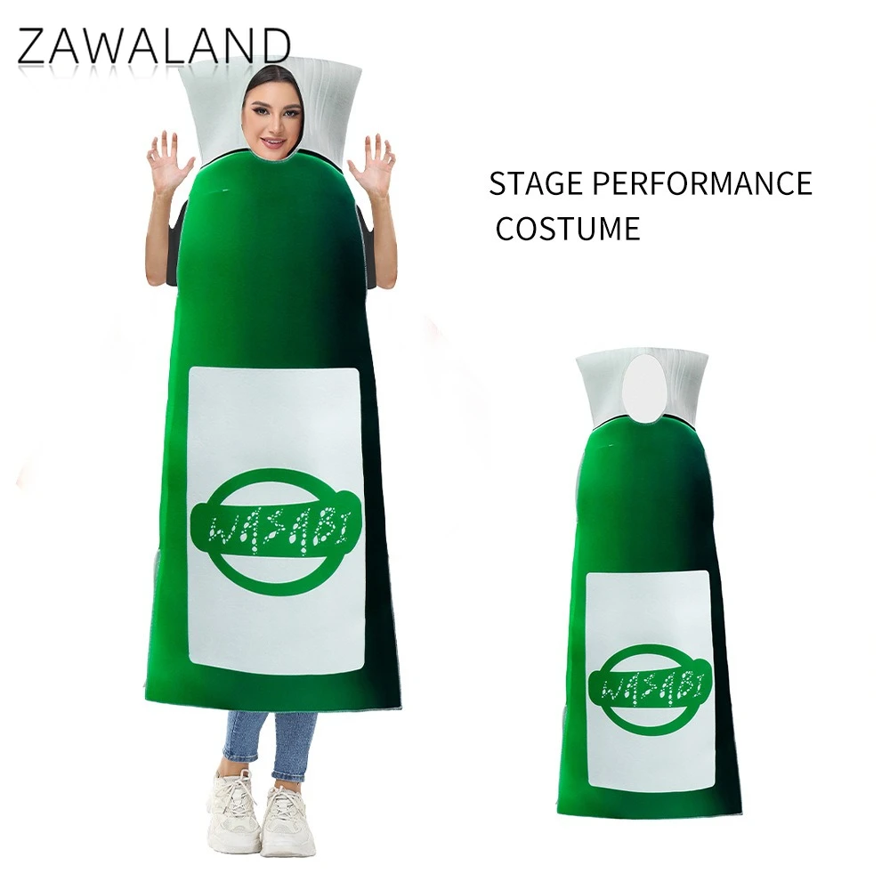Wasabi Sauce Cosplay Costume Man Woman Mustard Printed Clothes Halloween Party Performance Disguise Wear Carnival Stage Outfits
Wasabi Sauce Cosplay Costume Man Woman Mustard Printed Clothes Halloween Party Performance Disguise Wear Carnival Stage Outfits
