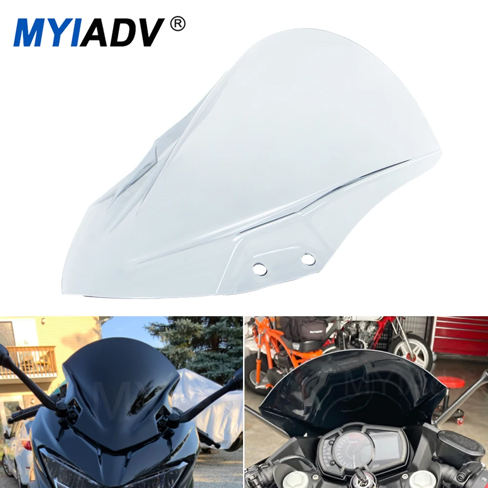 Windshield Windscreen For Kawasaki For Ninja250 Ninja400 2018 2019 2020 2021 2022 Air Spoiler Wind Screen Deflector Protector
Windshield Windscreen For Kawasaki For Ninja250 Ninja400 2018 2019 2020 2021 2022 Air Spoiler Wind Screen Deflector Protector