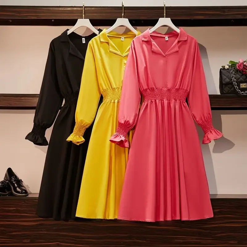 Autumn New Korean-Style V-neck Short-Sleeved Chiffon Dress Woman Dress Vestido De Mujer Femme Robe
Autumn New Korean-Style V-neck Short-Sleeved Chiffon Dress Woman Dress Vestido De Mujer Femme Robe