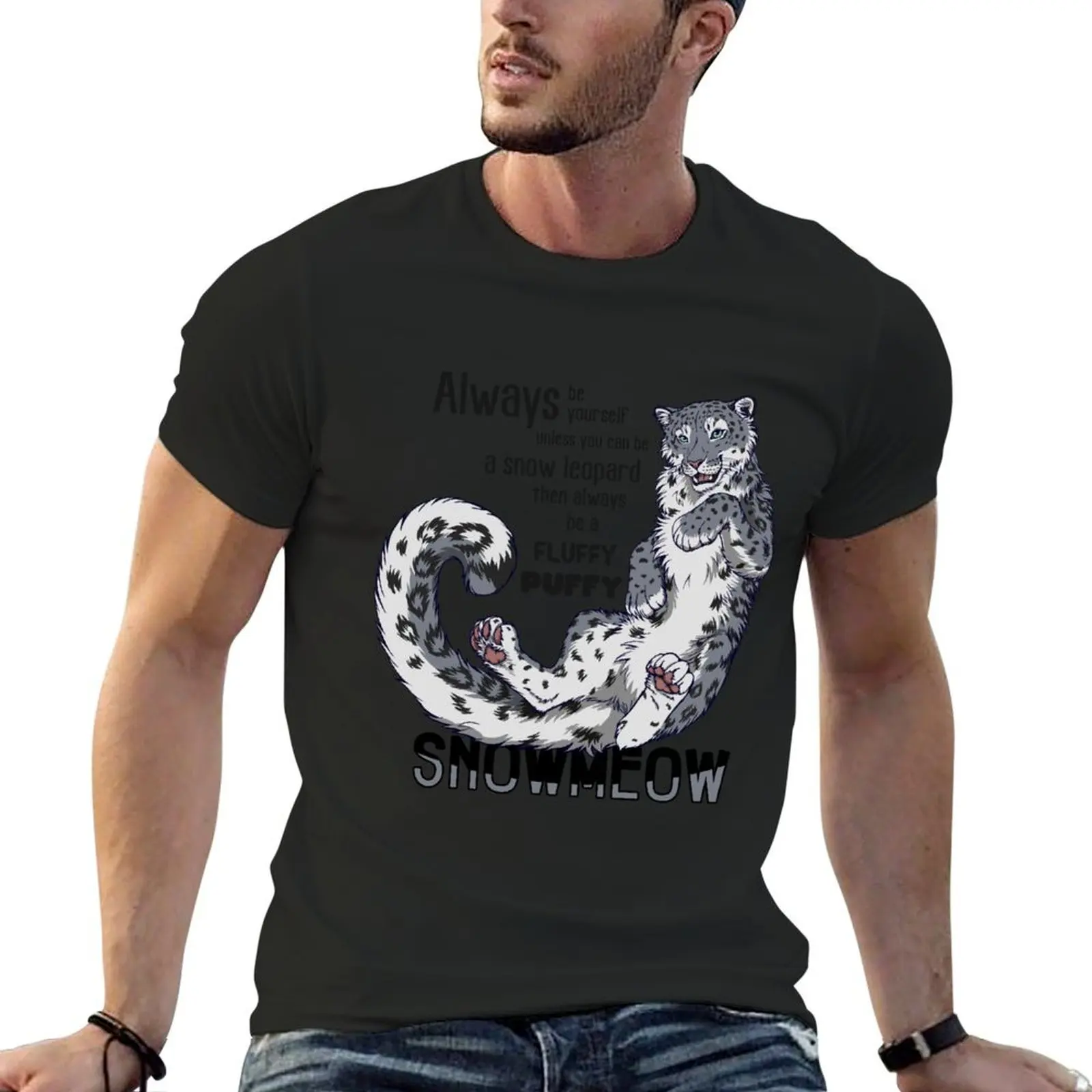 Always be snow leopard (black test) T-Shirt anime stuff boys animal print t shirt for men
Always be snow leopard (black test) T-Shirt anime stuff boys animal print t shirt for men