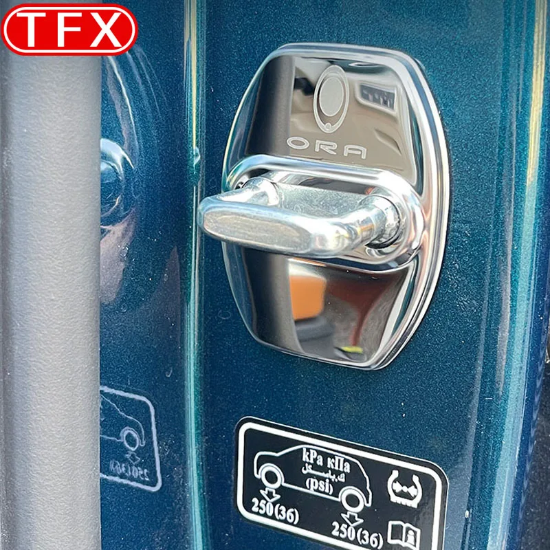 For ORA Funky Cat 2021-2023 Funky Cat GT Car Door Lock Buckle Cover Stainless Steel Interior Protection Modification Accessories
For ORA Funky Cat 2021-2023 Funky Cat GT Car Door Lock Buckle Cover Stainless Steel Interior Protection Modification Accessories