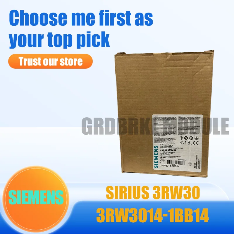 New Original SIEMENS 3RW3014-1BB14 3RW3013-1BB14 SIRIUS 3RW30 Soft Starter
New Original SIEMENS 3RW3014-1BB14 3RW3013-1BB14 SIRIUS 3RW30 Soft Starter