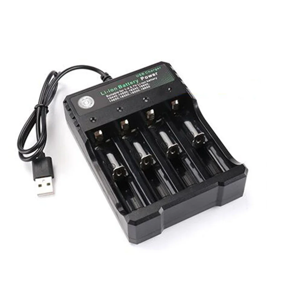 3.7V Li-ion Battery Smart Charger 4 Slots 18650 Charger Independent Charging for 10440 14500 16340 16650 14650 18350 18500 18650
3.7V Li-ion Battery Smart Charger 4 Slots 18650 Charger Independent Charging for 10440 14500 16340 16650 14650 18350 18500 18650