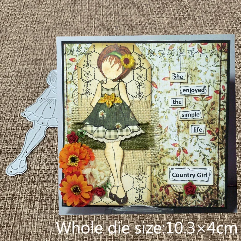 New Design Craft Metal Cutting Die Hair band sleeveless dress little girl Scrapbooking Album Paper Card Craft Embossing Die Cuts
New Design Craft Metal Cutting Die Hair band sleeveless dress little girl Scrapbooking Album Paper Card Craft Embossing Die Cuts