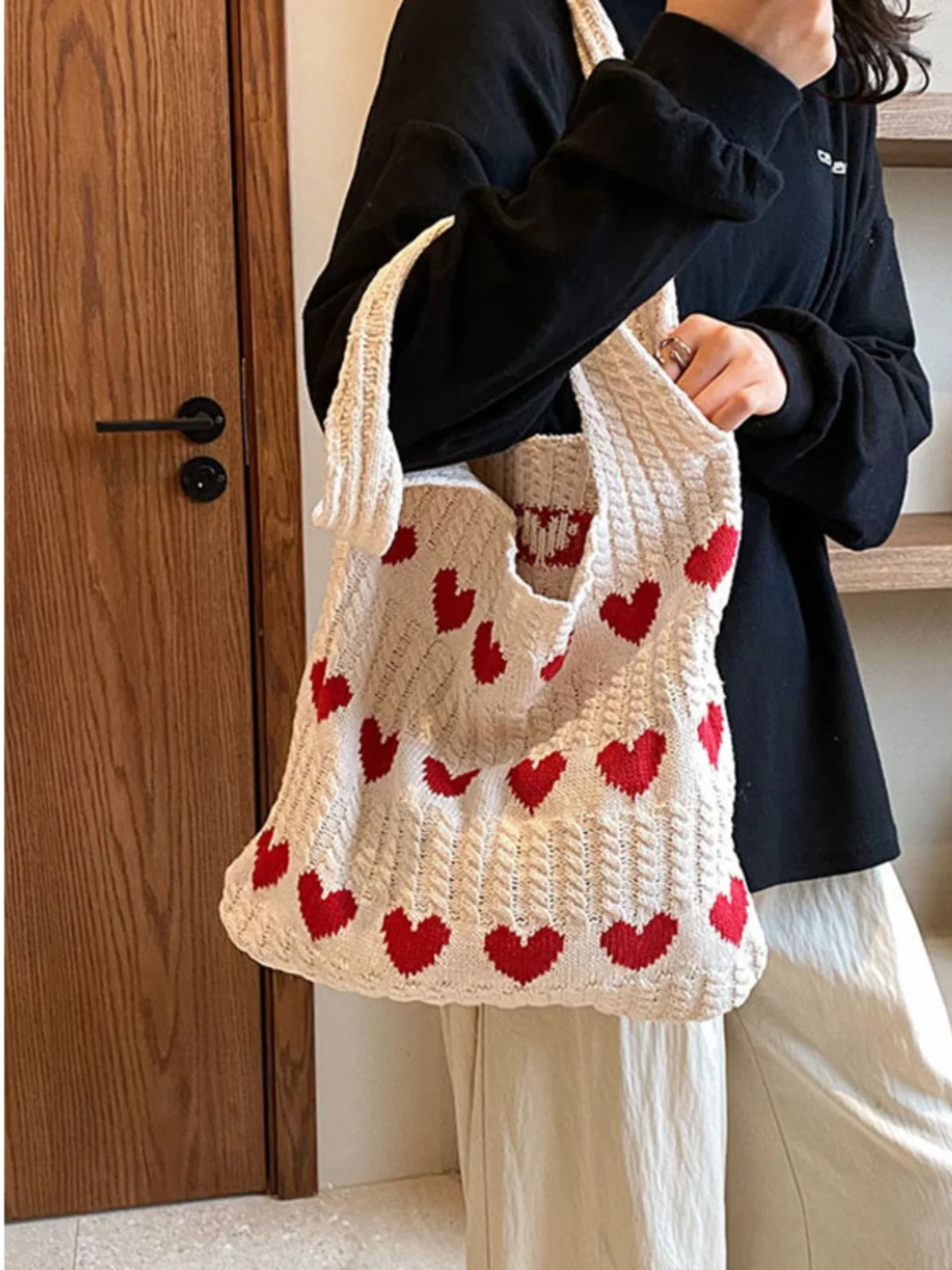 Knitted Bag Handbags Female Large Capacity Totes Women's Shoulder Bag Summer Beach Bag Purses Casual Hollow Woven Shopping E6023
Knitted Bag Handbags Female Large Capacity Totes Women's Shoulder Bag Summer Beach Bag Purses Casual Hollow Woven Shopping E6023