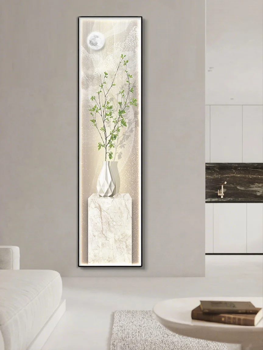 Entrance Foyer Decoration Painting Modern And Simple Corridor Hanging Painting LED Lights Atmospheric Vertical Wall Lamp
Entrance Foyer Decoration Painting Modern And Simple Corridor Hanging Painting LED Lights Atmospheric Vertical Wall Lamp