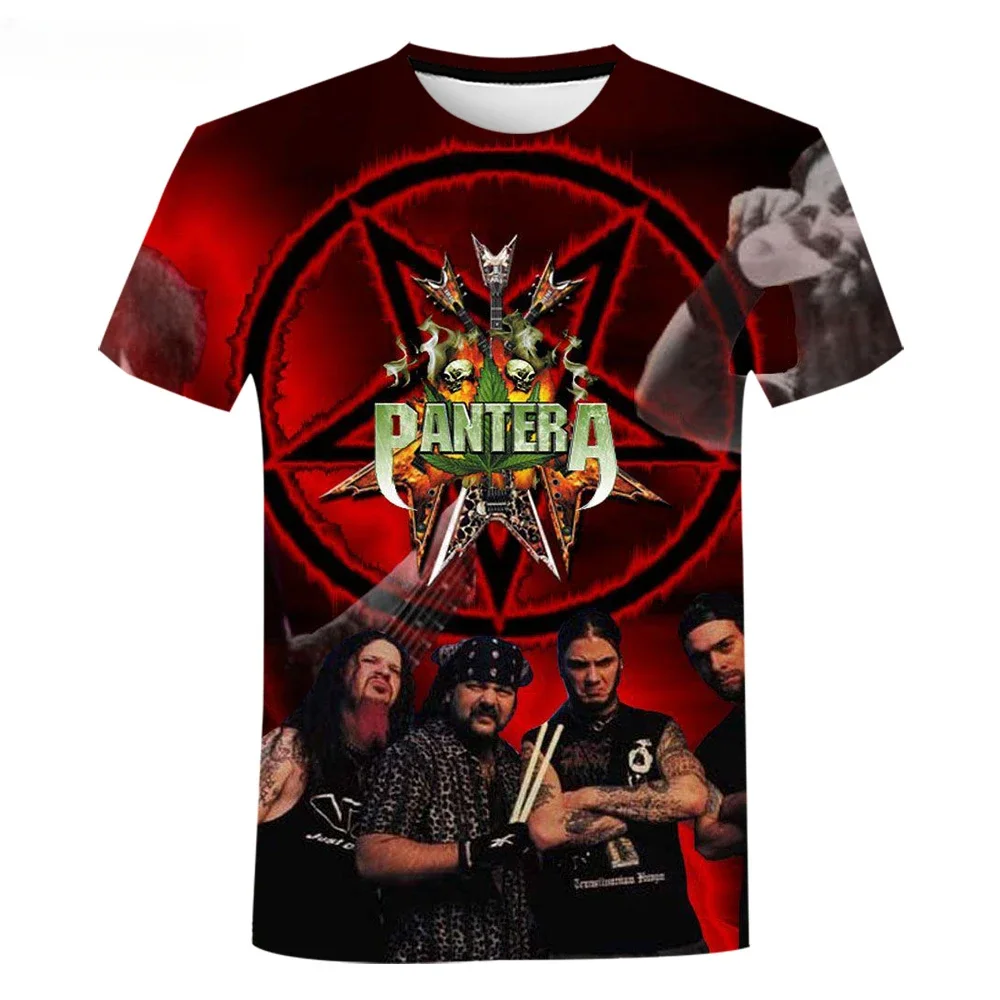Футболки с рисунком Heavy Metal Rock Pantera, мужские/женские футболки с 3D принтом в стиле хип-хоп, футболка с короткими рукавами, большие топы в стиле Харадзюку Y2k, одежда
Футболки с рисунком Heavy Metal Rock Pantera, мужские/женские футболки с 3D принтом в стиле хип-хоп, футболка с короткими рукавами, большие топы в стиле Харадзюку Y2k, одежда
