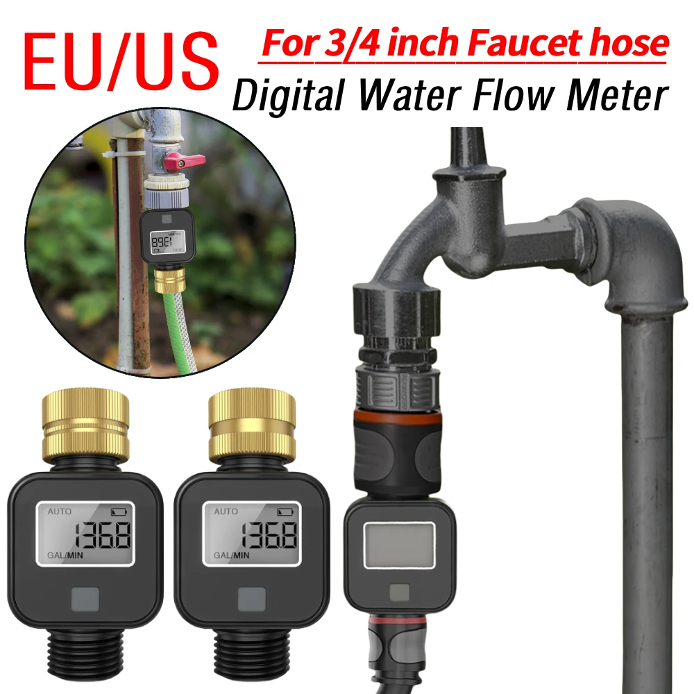 Цифровой расходомер воды, латунный впускной выход, IPX5, водонепроницаемый тест на расход воды для полива сада на открытом воздухе, ирригационный шланг
Цифровой расходомер воды, латунный впускной выход, IPX5, водонепроницаемый тест на расход воды для полива сада на открытом воздухе, ирригационный шланг
