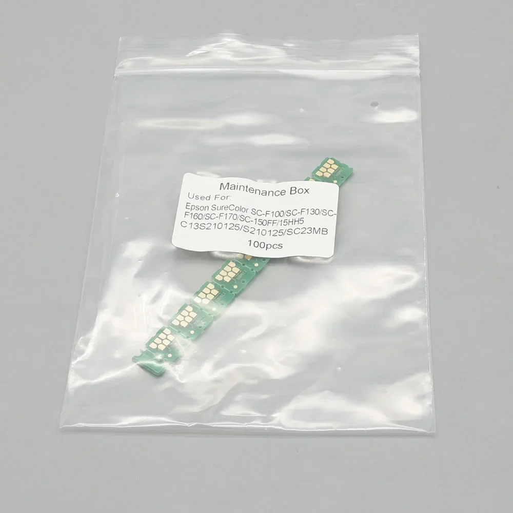 5Pcs SC23MB Compatible Ink Maintenance Box Chip For Epson SureColor F160 F130 Printer Tank C13S210125
5Pcs SC23MB Compatible Ink Maintenance Box Chip For Epson SureColor F160 F130 Printer Tank C13S210125