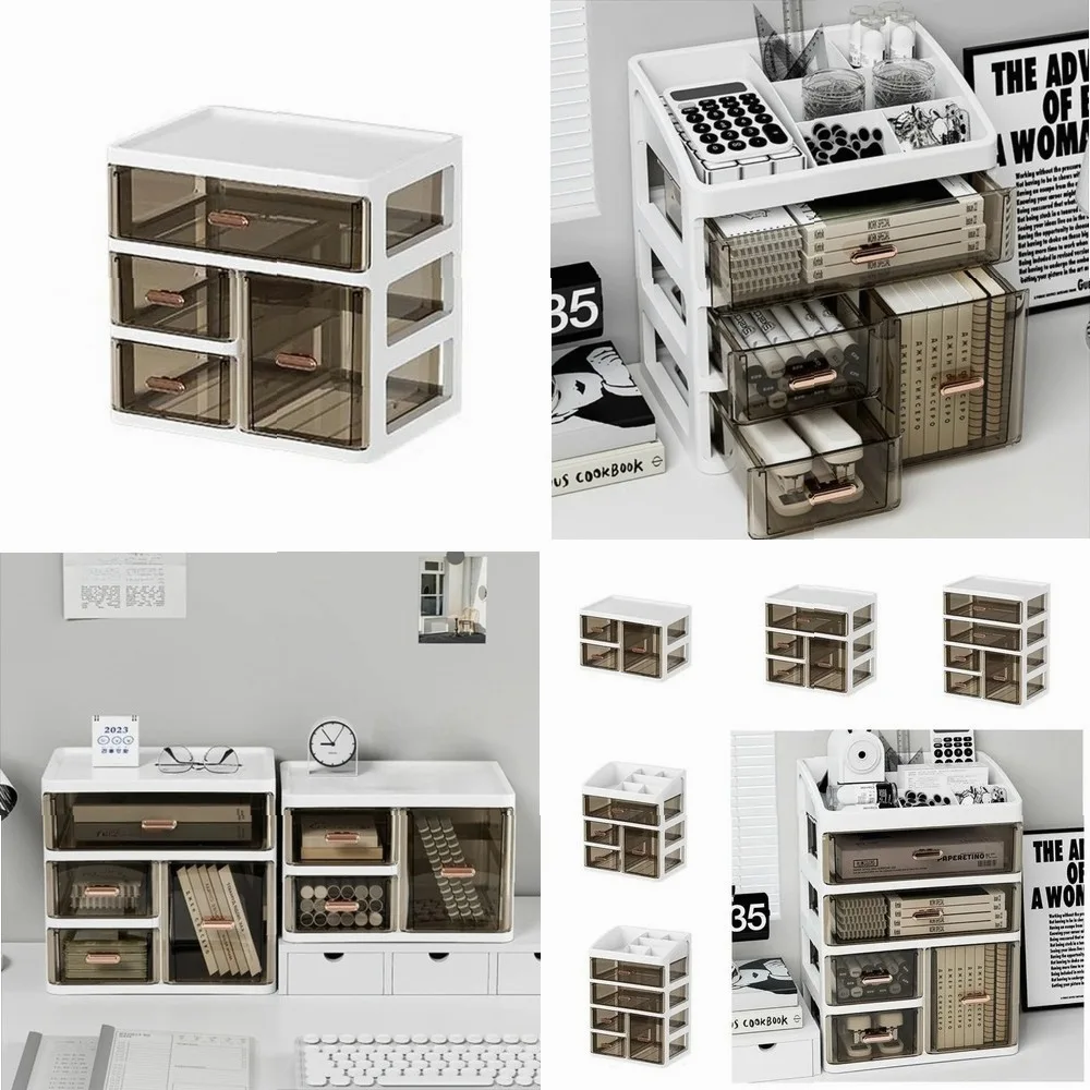 Large Capacity Desk Organizer Storage Box, Dustproof Clear Drawer Display Rack, Plastic Skin Care Products Shelf for Dormitory
Large Capacity Desk Organizer Storage Box, Dustproof Clear Drawer Display Rack, Plastic Skin Care Products Shelf for Dormitory