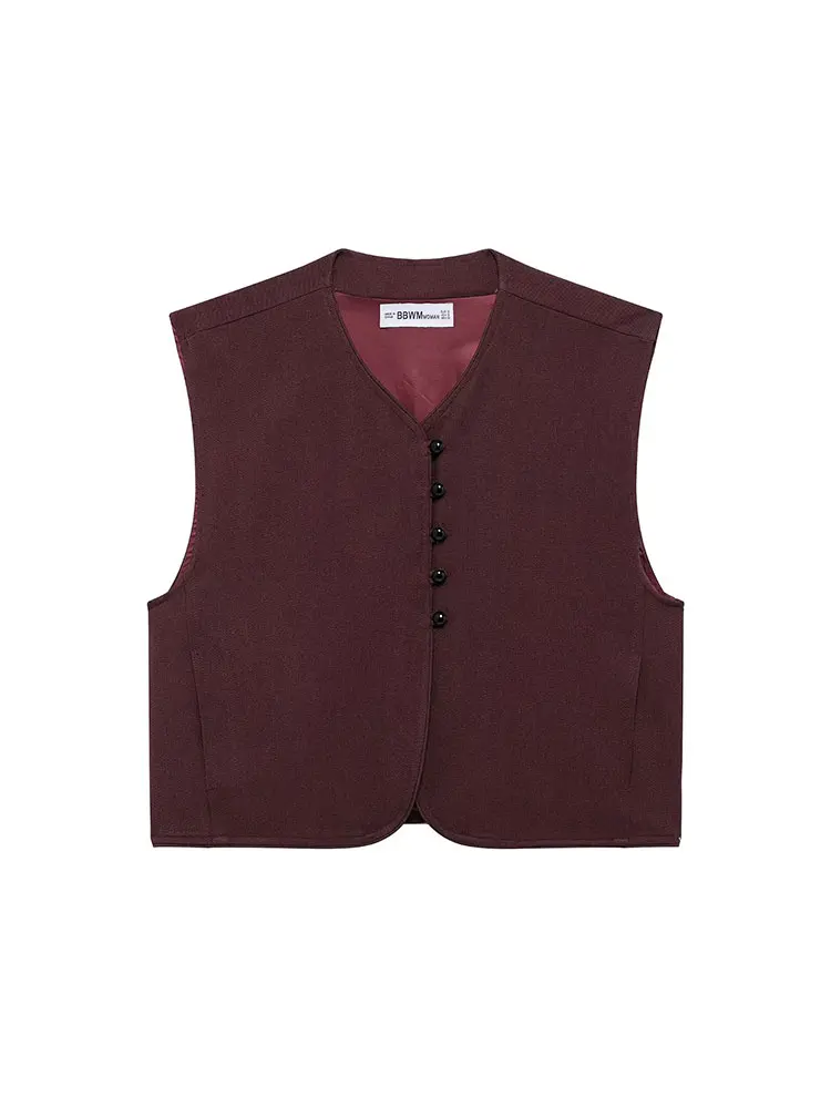 RAFZA Fashion Round Neck Single-breasted Sleeveless Women's Short Top Women's Retro Street Clothing Casual Suit Vest Y2K
RAFZA Fashion Round Neck Single-breasted Sleeveless Women's Short Top Women's Retro Street Clothing Casual Suit Vest Y2K