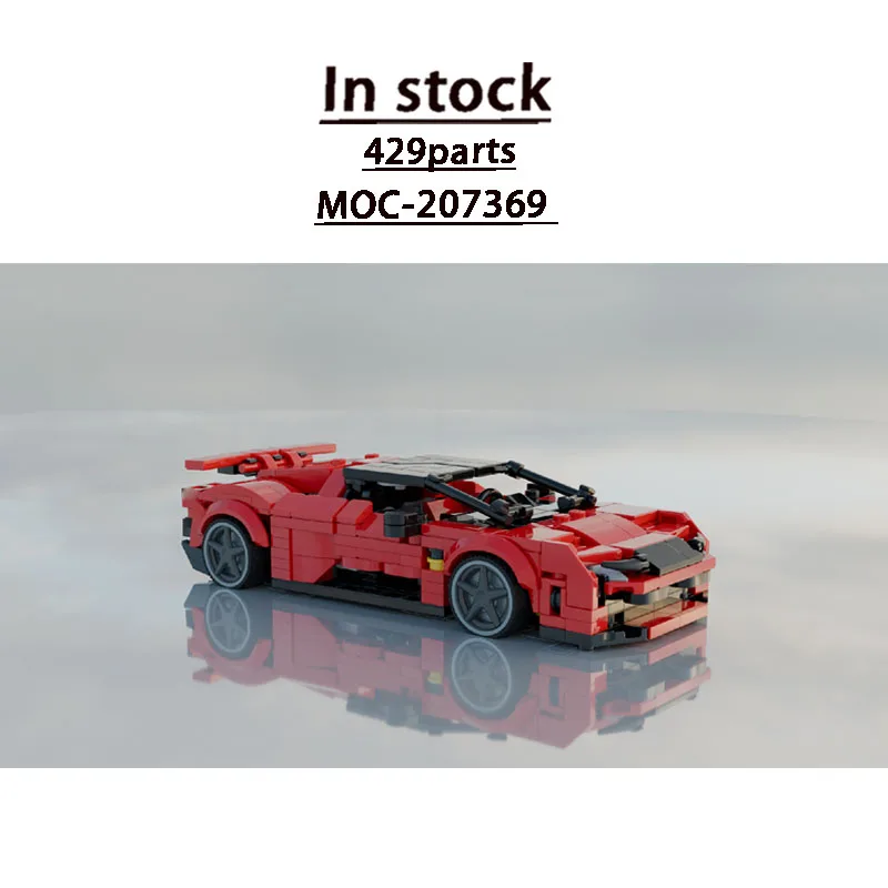Конструктор MOC-207369 Городской Красный Новый Спортивный Суперкар, Гоночная Модель, 429 Деталей, Креативный Подарок на День Рождения для Мальчиков и Детей
Конструктор MOC-207369 Городской Красный Новый Спортивный Суперкар, Гоночная Модель, 429 Деталей, Креативный Подарок на День Рождения для Мальчиков и Детей