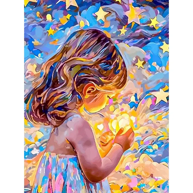 GATYZTORY 40x50cm Painting By Numbers DIY Paint Kit Drawing girl Star Picture Painting Numbers For Adults Decorative Paintings
GATYZTORY 40x50cm Painting By Numbers DIY Paint Kit Drawing girl Star Picture Painting Numbers For Adults Decorative Paintings