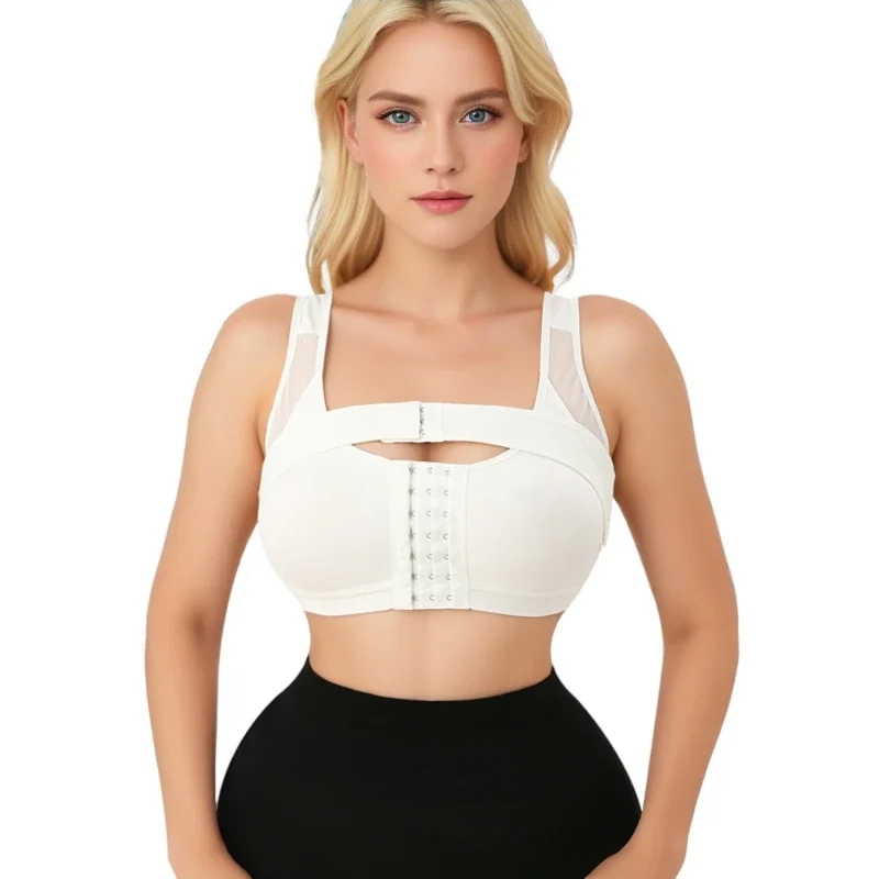 Women Front Closure Bra Post-Surgery Shaper Underwear Compression Posture Corrector Crop Top with Breast Support Band Corsets
Women Front Closure Bra Post-Surgery Shaper Underwear Compression Posture Corrector Crop Top with Breast Support Band Corsets