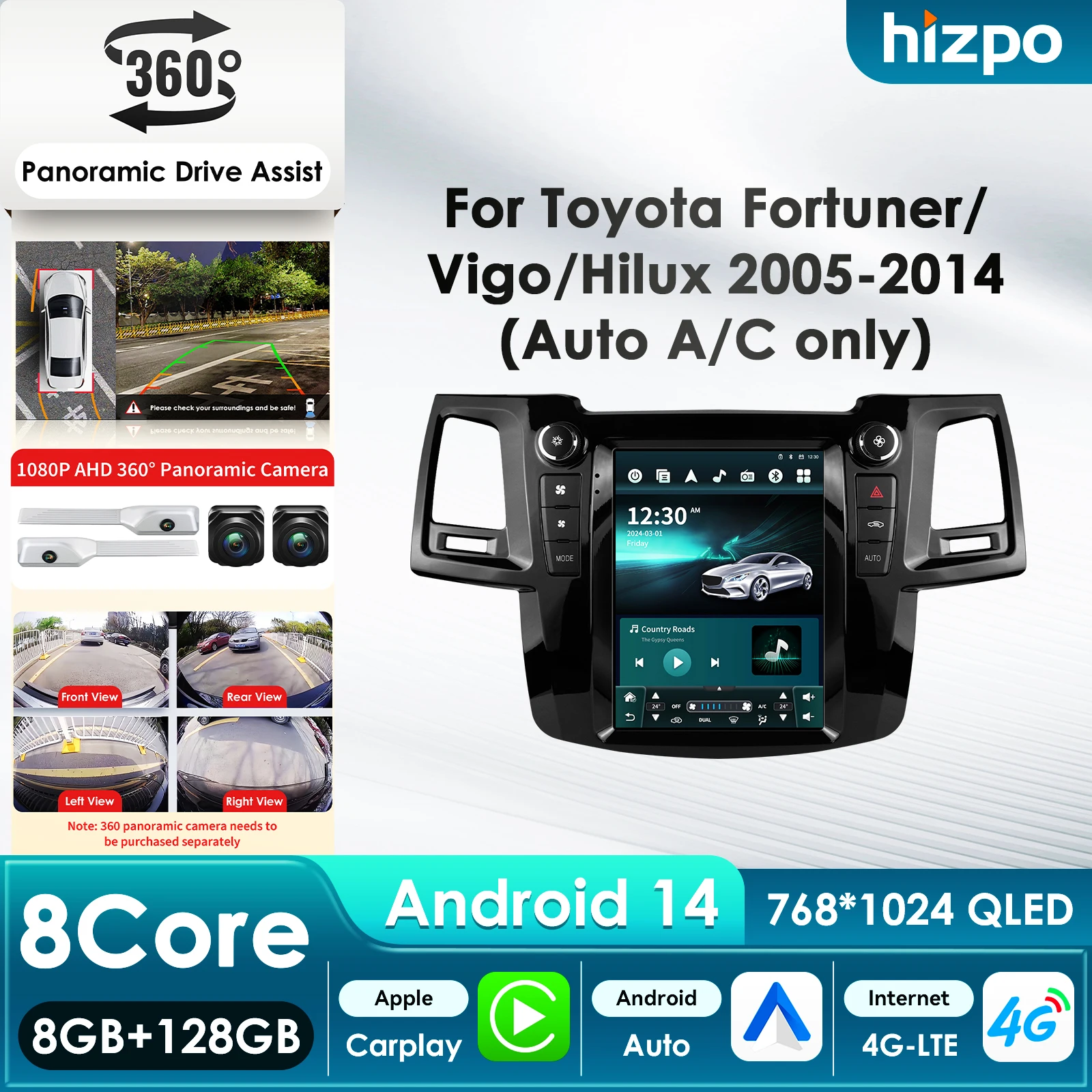 Интеллектуальный AI-экран в стиле Tesla 9.7 для Android-мультимедийного плеера для автомобилей Fortuner 2005-2014, Auto Hilux Vigo, GPS, Carplay, 4G
Интеллектуальный AI-экран в стиле Tesla 9.7 для Android-мультимедийного плеера для автомобилей Fortuner 2005-2014, Auto Hilux Vigo, GPS, Carplay, 4G