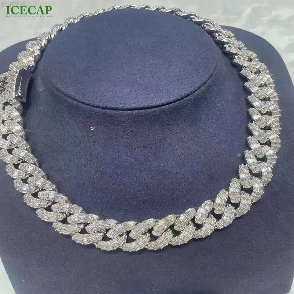 Hip Hop Custom Big Chain Jewelry Ice Out Full Trapezoid Moissanite Diamond 20mm Cuban Chain Necklace
Hip Hop Custom Big Chain Jewelry Ice Out Full Trapezoid Moissanite Diamond 20mm Cuban Chain Necklace