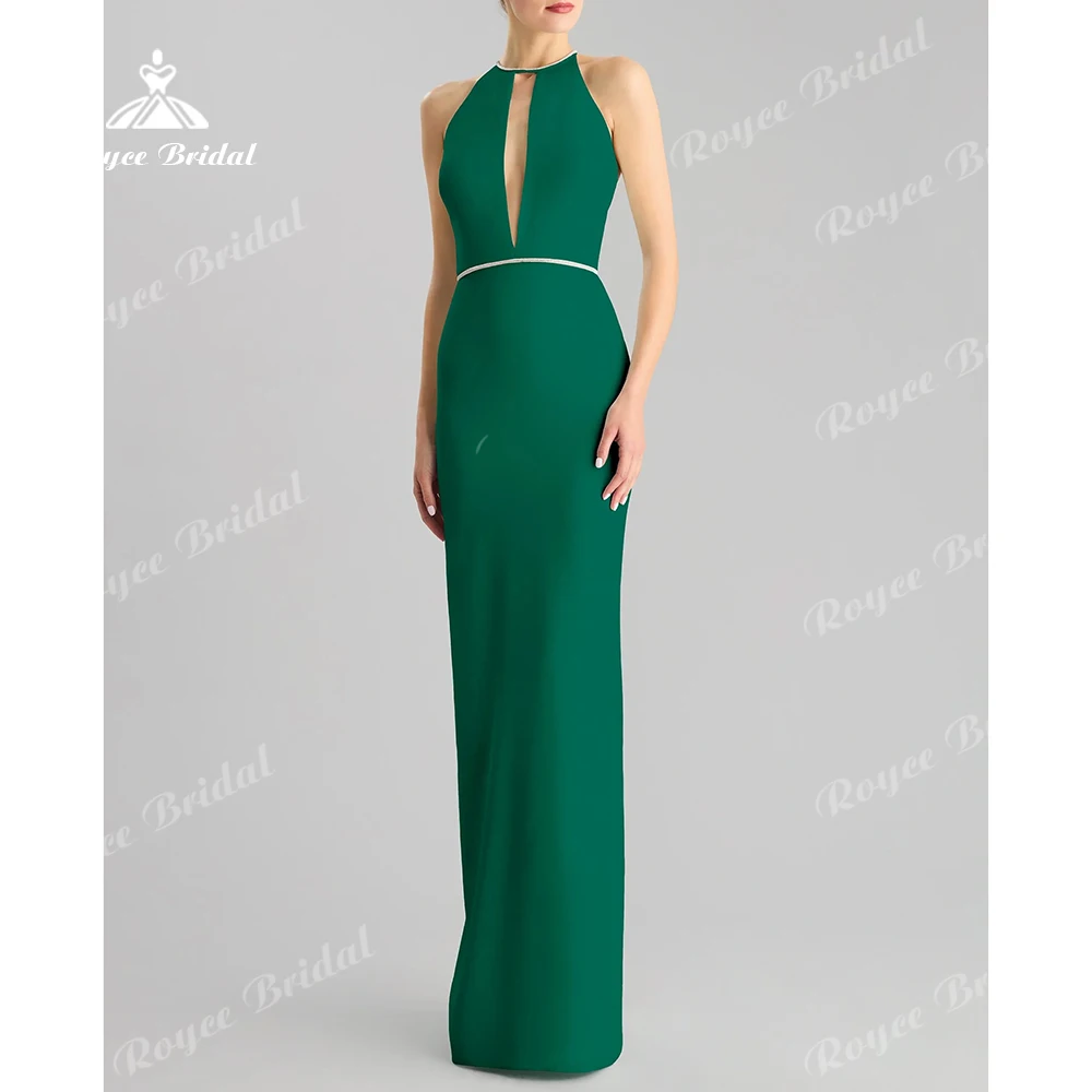 Roycebridal Clean Line Sheath Evening Dress Halter Elegant Satin Formal Dress For Women vestidos de gala Customized
Roycebridal Clean Line Sheath Evening Dress Halter Elegant Satin Formal Dress For Women vestidos de gala Customized