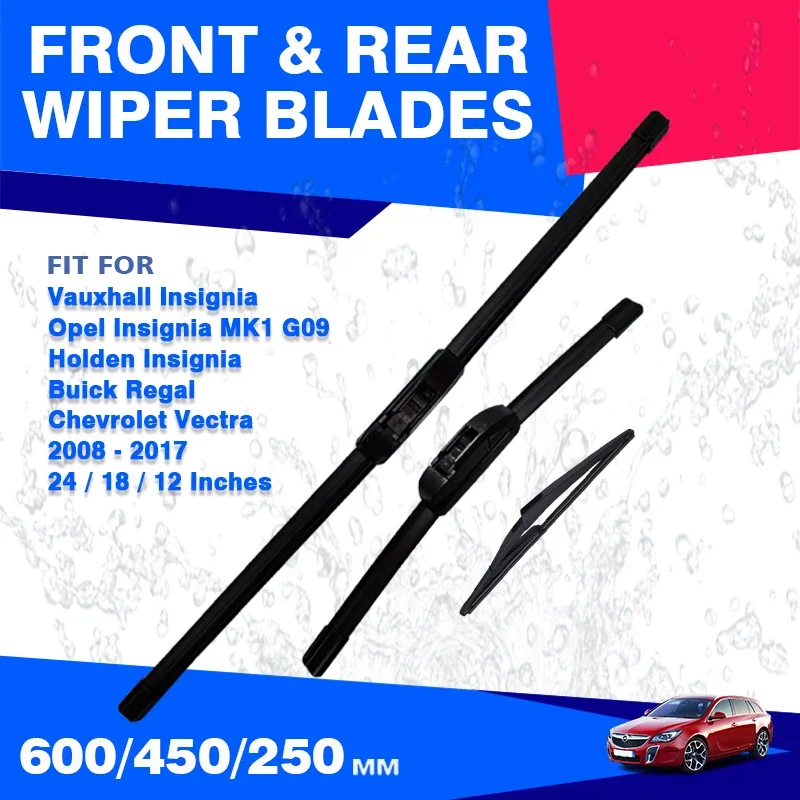 Front Rear Windscreen Wiper Blades For Opel Insignia MK1 G09 2008 - 2017 Vauxhall Holden Buick Regal Chevrolet Vectra Windshield
Front Rear Windscreen Wiper Blades For Opel Insignia MK1 G09 2008 - 2017 Vauxhall Holden Buick Regal Chevrolet Vectra Windshield