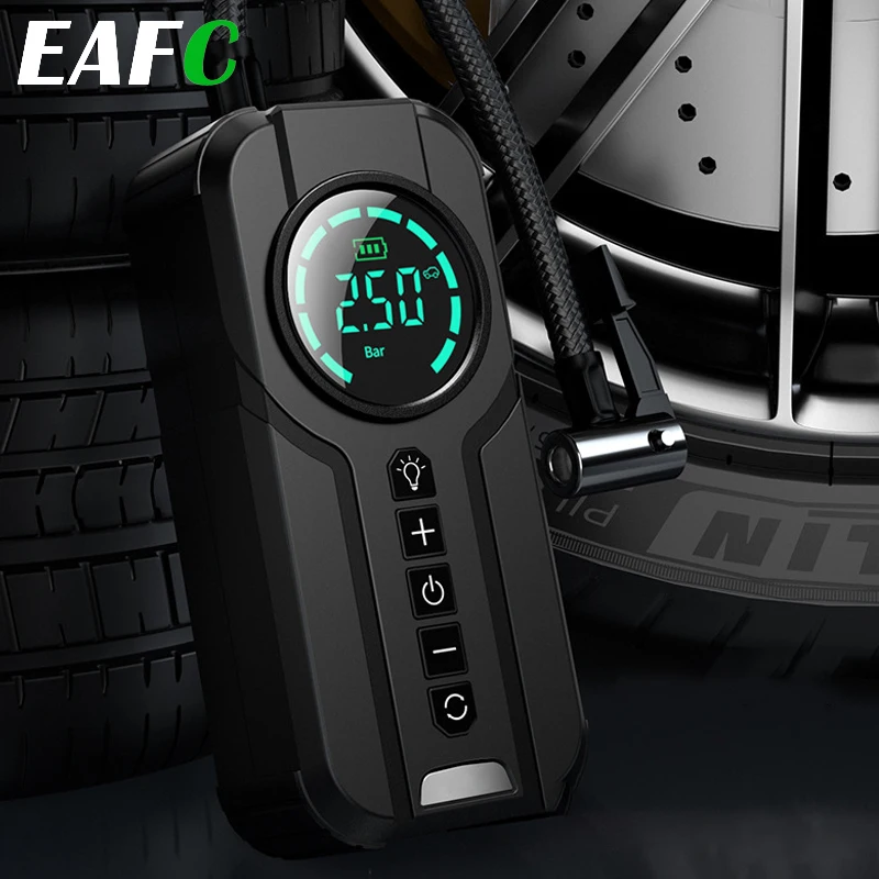 EAFC Air Compressor 150PSI Air Pump For Car Portable Tyre Inflator Electric Motorcycle Pump Air Compressor For Car Motorcycle
EAFC Air Compressor 150PSI Air Pump For Car Portable Tyre Inflator Electric Motorcycle Pump Air Compressor For Car Motorcycle