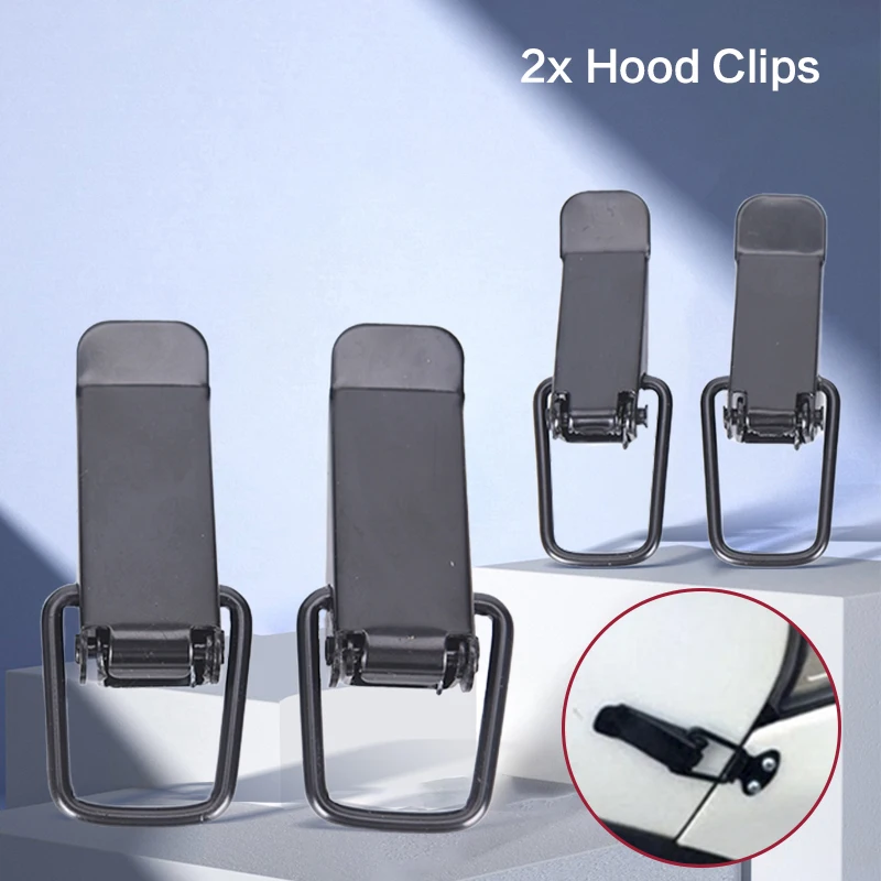 2X Universal Bumper Quick Release Hooks - Security Lock Clip Kit for Car & Truck, Fastener Clips for Easy Detach/Install
2X Universal Bumper Quick Release Hooks - Security Lock Clip Kit for Car & Truck, Fastener Clips for Easy Detach/Install