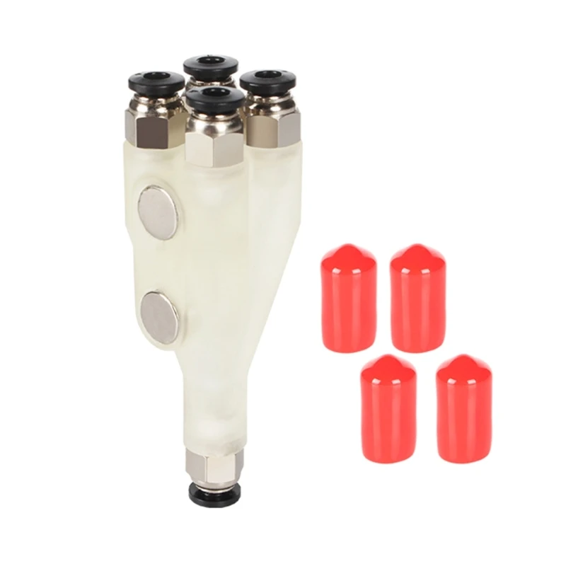 Precise 3D Printing Filament Distributor Filaments Feed Connector 4 Inputs Clear
Precise 3D Printing Filament Distributor Filaments Feed Connector 4 Inputs Clear