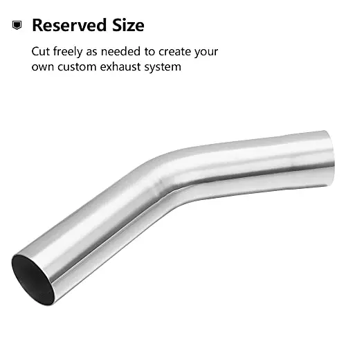 Stainless Steel 2 Inch OD 45° Mandrel Bend Exhaust Tube Set Of Two For DIY Custom Exhaust Fabrication
Stainless Steel 2 Inch OD 45° Mandrel Bend Exhaust Tube Set Of Two For DIY Custom Exhaust Fabrication