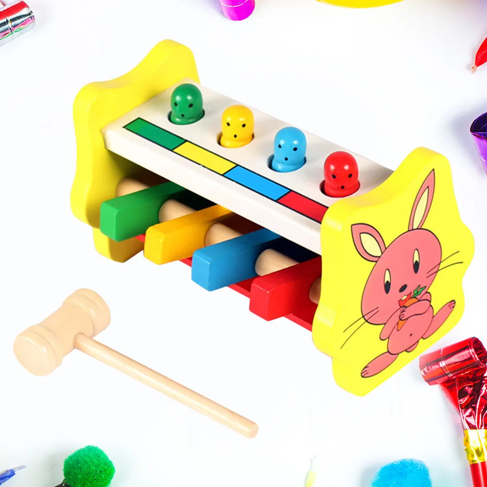 Wood Hammer Beat Infant Educational Coordination Hand Eye Skill Development Knock Sound Boys Girls
Wood Hammer Beat Infant Educational Coordination Hand Eye Skill Development Knock Sound Boys Girls
